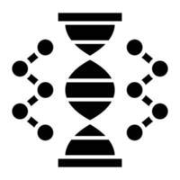 DNA-Symbolstil vektor