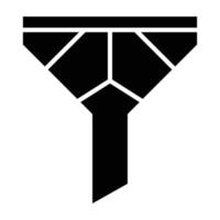 Stil des Trichtersymbols vektor
