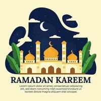 Konzept des Ramadan Kareem vektor