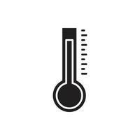 termometer högt väder vektor för ikon symbol webbillustration