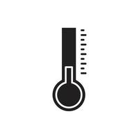 termometer låg väder vektor för ikon symbol webbillustration