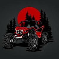 utv illustration design ikon vektor