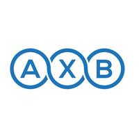 axb brev logotyp design på vit bakgrund. axb kreativa initialer brev logotyp koncept. axb bokstavsdesign. vektor