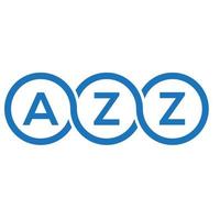 azz-Buchstaben-Logo-Design auf weißem Hintergrund. azz kreative Initialen schreiben Logo-Konzept. azz Briefgestaltung. vektor