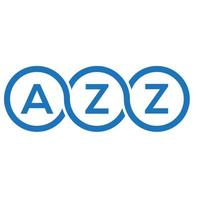 azz brev logotyp design på vit bakgrund. azz kreativa initialer brev logotyp koncept. azz bokstavsdesign. vektor