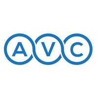 avc brev logotyp design på vit bakgrund. avc kreativa initialer brev logotyp koncept. avc bokstavsdesign. vektor