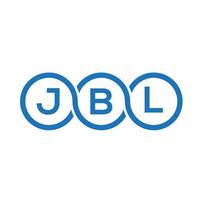 Jbl-Brief-Logo-Design auf weißem Hintergrund. jbl kreatives Initialen-Buchstaben-Logo-Konzept. jbl Briefgestaltung. vektor