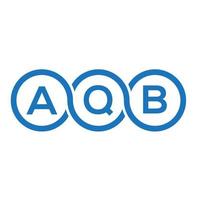 aqb brev logotyp design på vit bakgrund. aqb kreativa initialer brev logotyp koncept. aqb bokstavsdesign. vektor