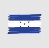 Pinselstriche der Honduras-Flagge. Nationalflagge vektor