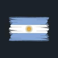 Pinselstriche der argentinischen Flagge. Nationalflagge