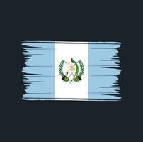 guatemala flag pinselstriche. Nationalflagge vektor