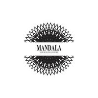 Mandala-Logo-Design-Vektor-Illustration vektor