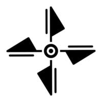 Propeller-Glyphen-Symbol vektor