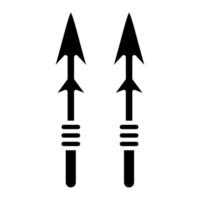 Symbol für Harpunen-Glyphe vektor