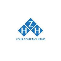 hzh-Buchstaben-Design. hzh-Brief-Logo-Design auf weißem Hintergrund. hzh kreative Initialen schreiben Logo-Konzept. hzh Briefgestaltung. vektor