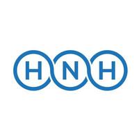 hnh-Buchstaben-Logo-Design auf weißem Hintergrund. hnh kreative Initialen schreiben Logo-Konzept. hnh Briefgestaltung. vektor
