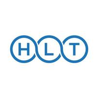 hlt brev logotyp design på vit bakgrund. hlt kreativa initialer brev logotyp koncept. hlt bokstavsdesign. vektor