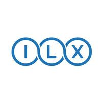 ilx brev logotyp design på vit bakgrund. ilx kreativa initialer brev logotyp koncept. ilx bokstavsdesign. vektor