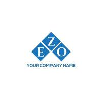 ezo brev logotyp design på vit bakgrund. ezo kreativa initialer brev logotyp koncept. ezo bokstavsdesign. vektor