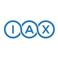 iax brev logotyp design på vit bakgrund. iax kreativa initialer bokstavslogotyp koncept. iax bokstavsdesign. vektor