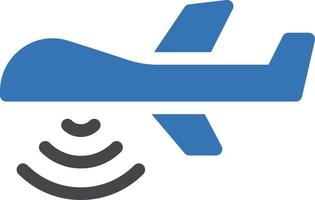 Flugzeugsignal-Vektorillustration auf einem Hintergrund. Premium-Qualitätssymbole. Vektorsymbole für Konzept und Grafikdesign. vektor