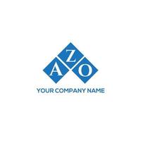 zao brev logotyp design på vit bakgrund. zao kreativa initialer brev logotyp koncept. zao bokstavsdesign. vektor