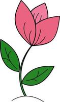 vektor blomma illustration som används för trädgårdsskötsel tidningar och böcker. dekorativt element för alla hjärtans dag och bröllopsfirande. för webbplats och gränssnitt, mobilapplikationer, ikoner, vykort.