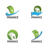 Logo-Vorlage für Unternehmensfinanzierungen vektor