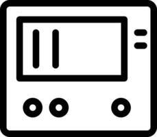 vektorillustration der hvac-ausrüstung auf einem hintergrund. hochwertige symbole. vektorikonen für konzept und grafikdesign. vektor