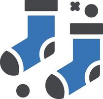 Socken-Vektor-Illustration auf einem Hintergrund. hochwertige Symbole. Vektor-Icons für Konzept und Grafikdesign. vektor