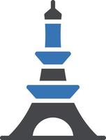 Eiffel vektor illustration på en bakgrund. premium kvalitet symbols.vector ikoner för koncept och grafisk design.