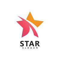 Star-Logo-Designs-Vorlage, schnelles Star-Logo-Vektor-Illustrationsdesign vektor