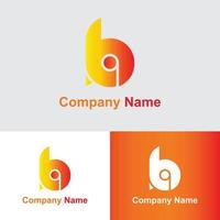 bh logotyp design vektor