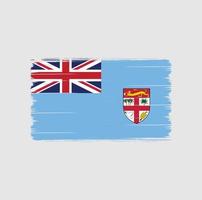 fiji flaggborste. National flagga vektor