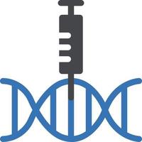 dna-vektorillustration auf einem hintergrund. hochwertige symbole. Vektorsymbole für Konzept und Grafikdesign. vektor