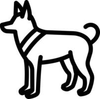 hundevektorillustration auf einem hintergrund. hochwertige symbole. Vektorsymbole für Konzept und Grafikdesign. vektor