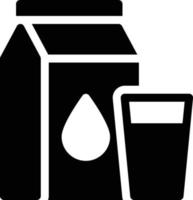 Milchgetränk-Vektorillustration auf einem Hintergrund. Premium-Qualitätssymbole. Vektorsymbole für Konzept und Grafikdesign. vektor