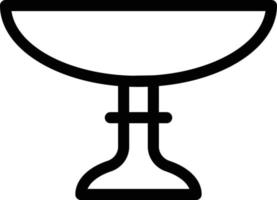 Vase-Vektor-Illustration auf einem Hintergrund. hochwertige Symbole. Vektor-Icons für Konzept und Grafikdesign. vektor