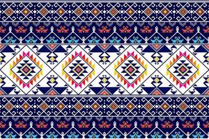 abstraktes geometrisches ethnisches Musterdesign. aztekischer Stoff Teppich Mandala Ornament ethnische Chevron Textildekoration Tapete. Stammes-Boho-gebürtiger ethnischer traditioneller Stickerei-Vektorhintergrund vektor