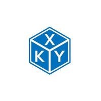 Xky-Brief-Logo-Design auf weißem Hintergrund. xky kreative Initialen schreiben Logo-Konzept. Xky-Buchstaben-Design. vektor