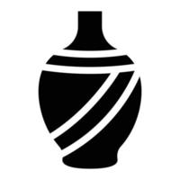 Vase-Vektor-Illustration auf einem Hintergrund. hochwertige Symbole. Vektor-Icons für Konzept und Grafikdesign. vektor