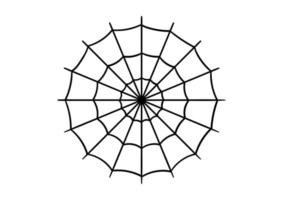 Spinnennetz handgezeichnete Illustration vektor