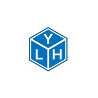 ylh-Buchstaben-Logo-Design auf weißem Hintergrund. ylh kreative Initialen schreiben Logo-Konzept. ylh Briefgestaltung. vektor