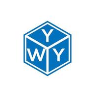 ywy brev logotyp design på vit bakgrund. ywy kreativa initialer brev logotyp koncept. ywy bokstavsdesign. vektor