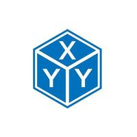 xyy-Buchstaben-Logo-Design auf weißem Hintergrund. xyy kreative Initialen schreiben Logo-Konzept. xyy Briefgestaltung. vektor