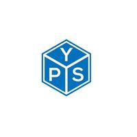 yps brev logotyp design på vit bakgrund. yps kreativa initialer brev logotyp koncept. yps-bokstavsdesign. vektor