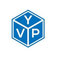 YVP-Brief-Logo-Design auf weißem Hintergrund. yvp kreatives Initialen-Buchstaben-Logo-Konzept. yvp Briefgestaltung. vektor