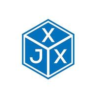 xjx brev logotyp design på vit bakgrund. xjx kreativa initialer bokstavslogotyp koncept. xjx bokstavsdesign. vektor