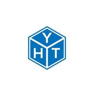 YHT-Brief-Logo-Design auf weißem Hintergrund. yht kreatives Initialen-Buchstaben-Logo-Konzept. yht Briefgestaltung. vektor