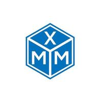 xmm brev logotyp design på vit bakgrund. xmm kreativa initialer bokstavslogotyp koncept. xmm bokstavsdesign. vektor